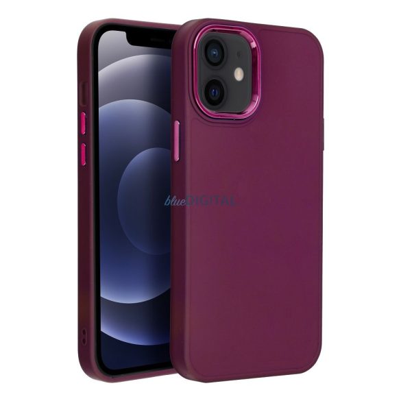 Carcasă din spate iPhone 11 (6,1"), carcasă TPU, violet închis, cadru