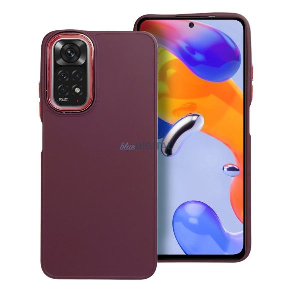 Carcasa din spate Xiaomi Redmi Note 11 4G / 11S, carcasa TPU, violet inchis, Cadru