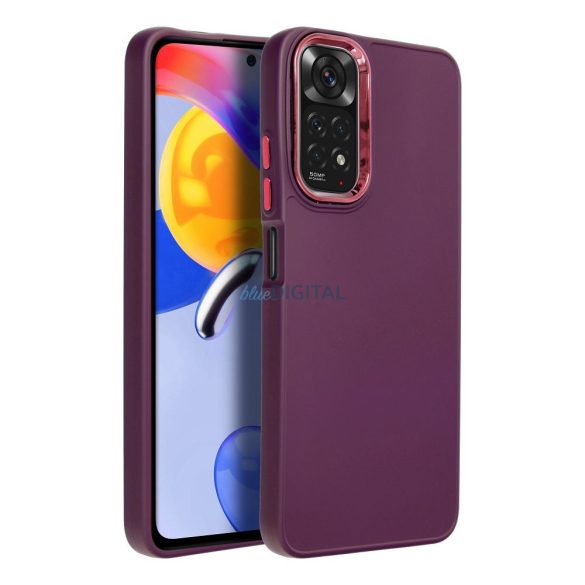 Carcasa din spate Xiaomi Redmi Note 11 4G / 11S, carcasa TPU, violet inchis, Cadru
