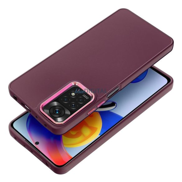 Carcasa din spate Xiaomi Redmi Note 11 4G / 11S, carcasa TPU, violet inchis, Cadru