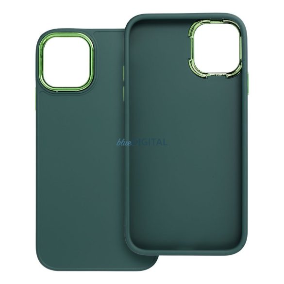 Carcasa din spate iPhone 11 (6.1"), carcasa TPU, verde, cadru