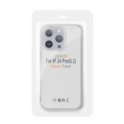   Husa din silicon Samsung Galaxy A14 4G/5G, transparenta, 2mm, SM-A145, SM-A146, cu protectie pentru camera, transparenta