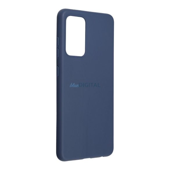 Husa din silicon Samsung Galaxy A14 4G/5G, mata, albastra, SM-A145, SM-A146, moale