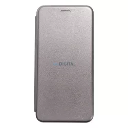   HUSĂ! - Husa pentru telefon Xiaomi Redmi Note 12 5G / Poco X5, husa carte, inchidere magnetica, husa flip, cadru silicon, gri, Forcell Elegance