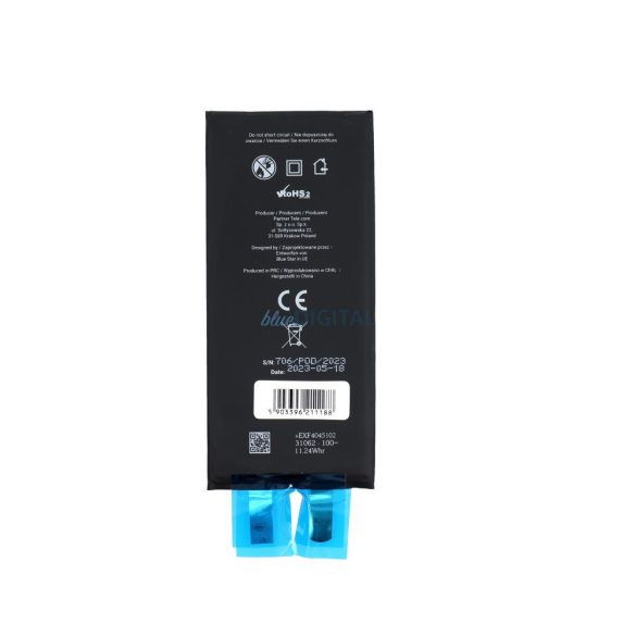 Baterie iPhone XR (6.1"), aftermarket, 2942mAh, BlueStar