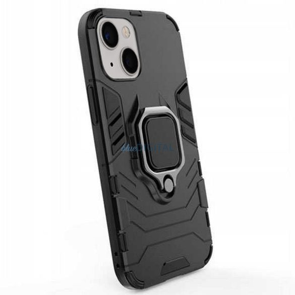iPhone 15 Pro Max (6.7") Carcasă cu capac spate, carcasă PC / TPU, căptușită, negru, Nitro