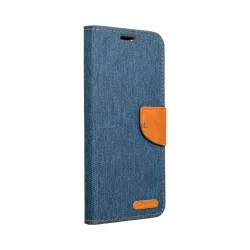   HUSĂ! - Husă pentru telefon iPhone 15 Plus (6,7"), husă carte, husă cu deschidere laterală, închidere magnetică, albastru, pânză inteligentă