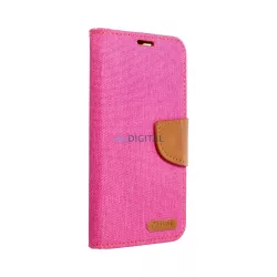   HUSĂ! - Husă pentru telefon iPhone 15 Plus (6,7"), husă carte, husă cu deschidere laterală, închidere magnetică, roz, Smart Canvas