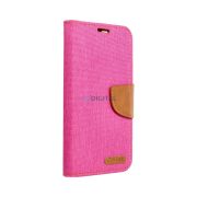   Husă pentru telefon iPhone 15 Pro Max (6,7"), husă carte, carcasă cu deschidere laterală, închidere magnetică, roz, Smart Canvas
