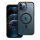 Husă din silicon pentru iPhone 12 Pro Max (6,7"), husă PC/TPU, casetă de protecție, cadru color, transparent/negru, husă Color Edge Mag Husă din silicon pentru iPhone 12 Pro Max (6,7"), husă PC/TPU, casetă de protecție, cadru color, transparent/negru, husă Color Edge Mag