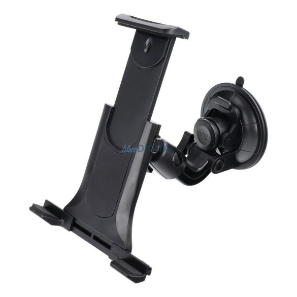 Suport universal pentru telefon/tabletă auto, 7-10", poate fi amplasat pe parbriz/planșa de bord, poate fi rotit la 360°, negru