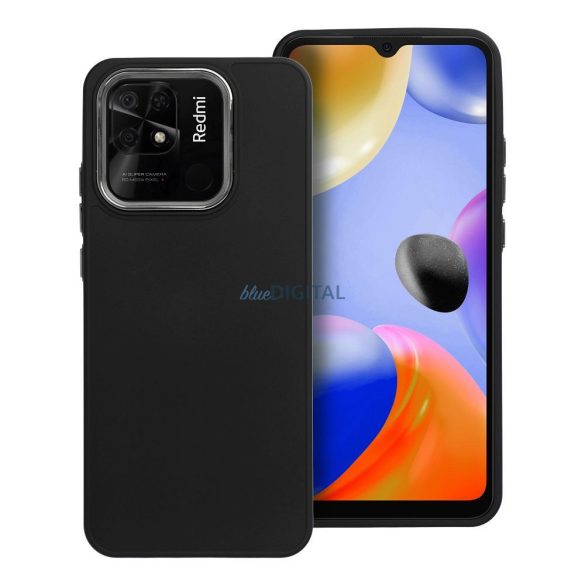 Husa spate Xiaomi Redmi 12 4G/5G, carcasa TPU, neagra, Cadru