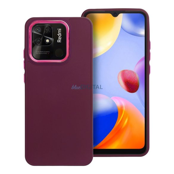 Xiaomi Redmi 12 4G Husă spate Husă, TPU Husă, Dark violet, Frame