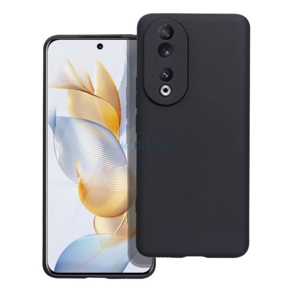 Honor 90 silicon husă, spate Husă husă, negru, mat