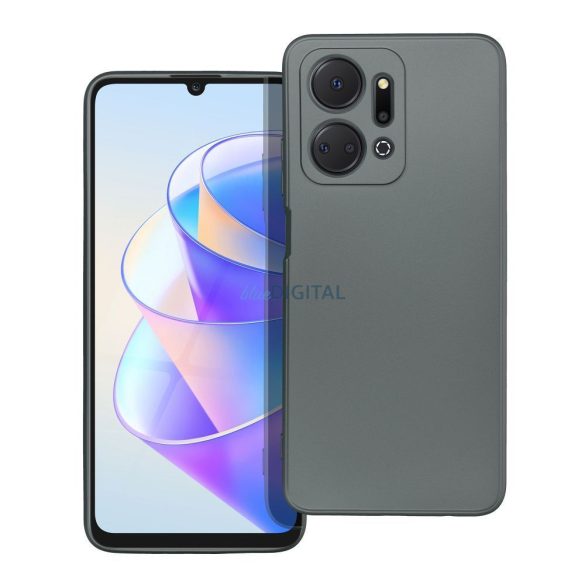 Husă din spate Honor X7a, carcasă TPU, gri, metalizat