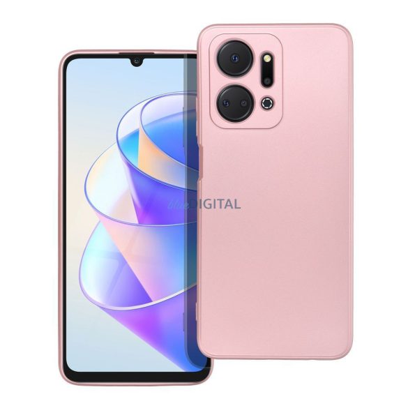 Husa spate Honor X7a, carcasa TPU, roz, metalizat