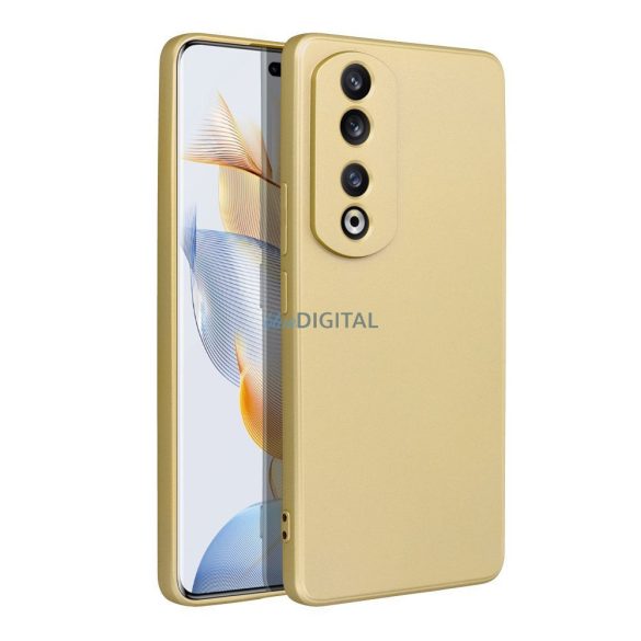 Husă din spate Honor X8a, carcasă TPU, aurie, metalică