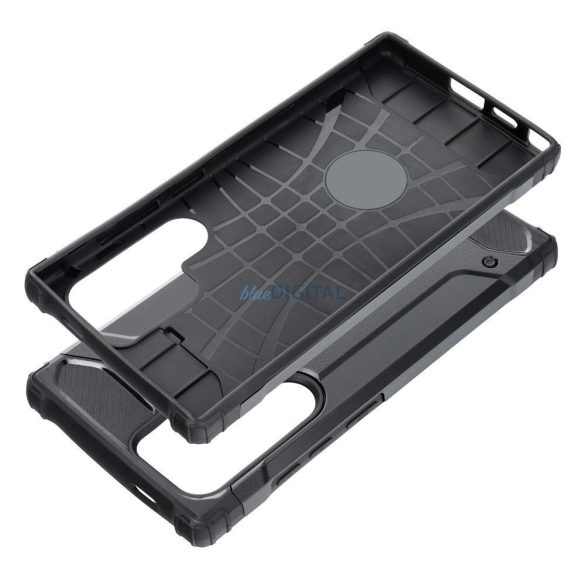 Samsung Galaxy S24 Ultra Shockproof spate caz, negru, SM-S928, Defender II