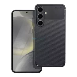   HUSĂ! - Husa din silicon Samsung Galaxy S24 Plus, carcasa spate, model carbon, protectie camera, neagra, SM-S926, Carbon Premium