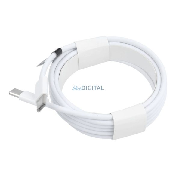 Tip C - Cablu de date tip C, alb, 2M, 30W / 3A, PD / QC 3.0, HD26 (CUTIE)