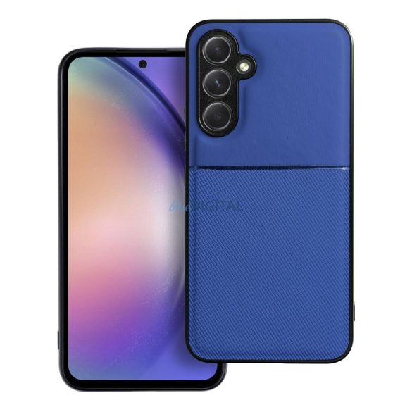 Husă pentru telefon Samsung Galaxy A15 4G/5G, husă din silicon, carcasă TPU, husă cu capac spate, albastru, SM-A155, SM-A156, Forcell Noble