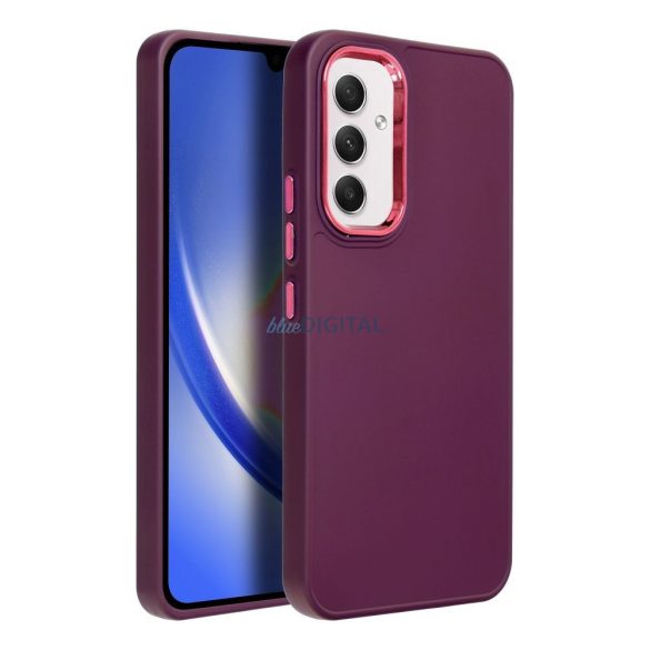 Samsung Galaxy A15 4G/5G Husă spate, Husă TPU, burgundy/red, SM-A155, SM-A156, Frame