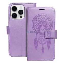   HUSĂ! - Husă pentru telefon Samsung Galaxy A25, husă carte, husă cu deschidere laterală, închidere magnetică, violet, dreamcatcher, SM-A256, Forcell Mezzo