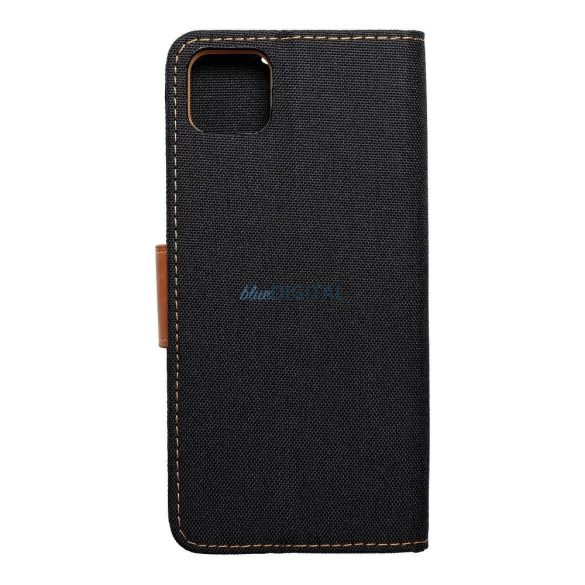 Samsung Galaxy A25 husă pentru telefon, husă carte, husă cu deschidere laterală, închidere magnetică, negru, SM-A256, Smart Canvas