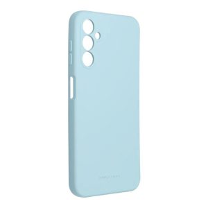 Husa spate Samsung Galaxy A14 4G/5G, husa din silicon, mata, albastra, SM-A145, SM-A146, Roar Space