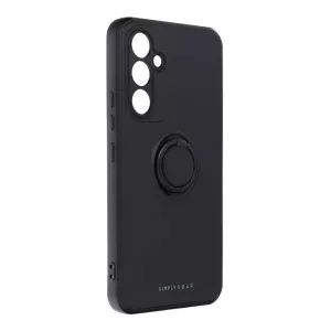 HUSĂ! - Husă cu spate inel pentru Samsung Galaxy A34, husă din silicon, interior din piele intoarsa, negru, SM-A346, Roar Amber
