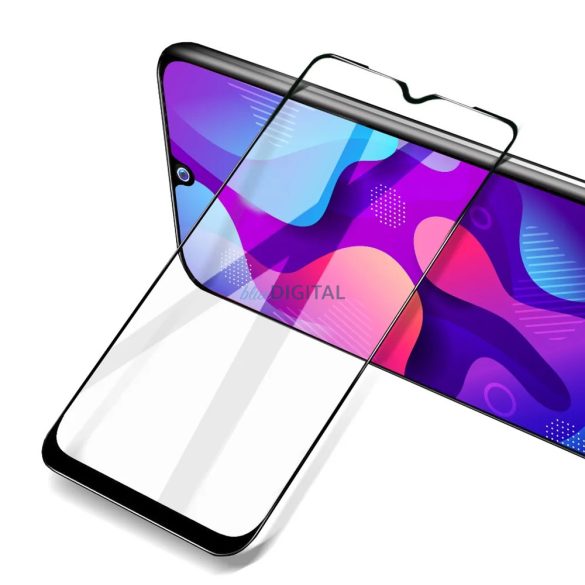Samsung Galaxy A54 folie de sticlă frontală, temperată, curbată, cadru negru, 9H, SM-A546, 5D Full Glue Ceramic sticlă
