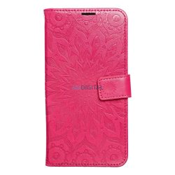   Husa telefon Samsung Galaxy A05, husa carte, husa cu deschidere laterala, inchidere magnetica, magenta inchis, mandala, SM-A055, Mezzo