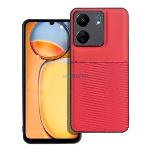 Husă pentru telefon Xiaomi Redmi 13C 4G, husă din silicon, husă TPU, husă pentru capacul spate, roșu, Forcell Noble