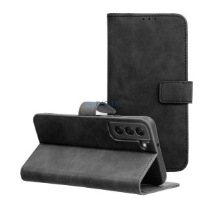Husa pentru telefon Xiaomi Redmi 13C, husa carte, carcasa cu deschidere laterala, inchidere magnetica, neagra, Tender Book