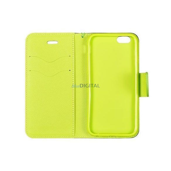 Husă pentru telefon Samsung Galaxy A15 4G / 5G, husă carte, carcasă cu deschidere laterală, închidere magnetică, albastru-verde închis, SM-A155, SM-A156, Fancy