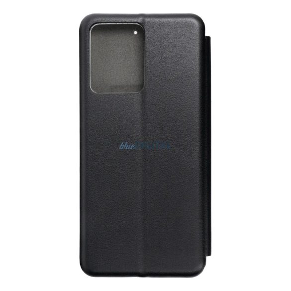 Husă pentru telefon Xiaomi Redmi 13C, husă carte, închidere magnetică, husă flip, cadru din silicon, negru, Forcell Elegance