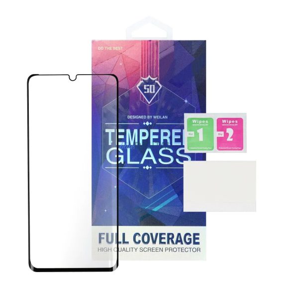 Samsung Galaxy S24 Plus folie de sticlă frontală, temperată, curbată, cadru negru, compatibilă cu carcasa, SM-S926, 5D Full Glue