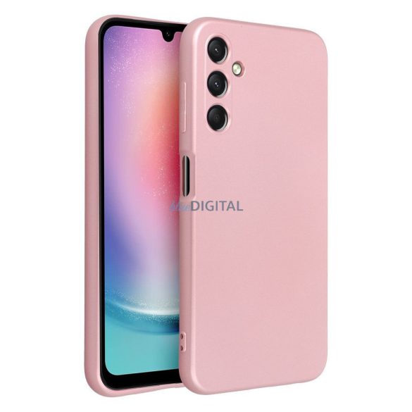 Samsung Galaxy A05s carcasă cu capac spate, carcasă TPU, roz, SM-A057, metalic