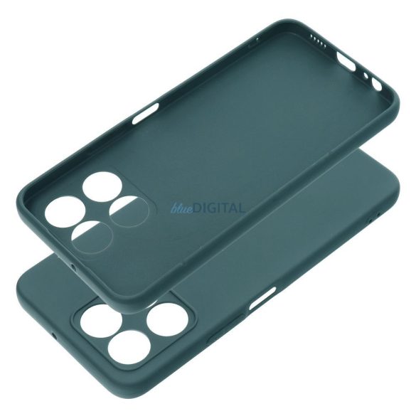 Husa din silicon Honor 90 Lite, capac spate, verde, mat