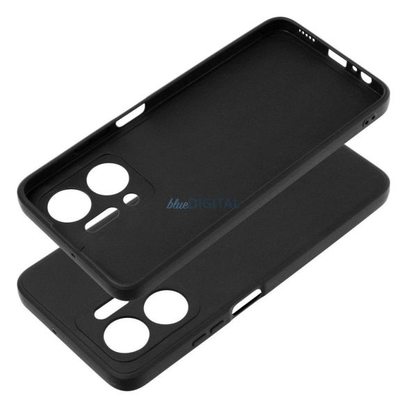 Husa din silicon Honor X7a, carcasa din spate, neagra, mata