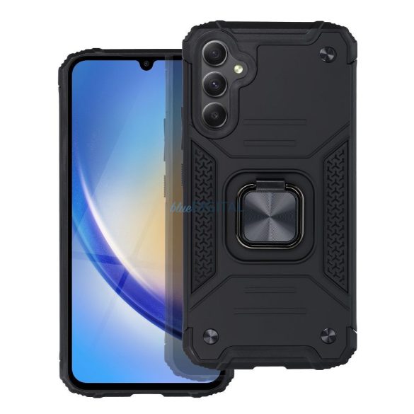 Samsung Galaxy A35 Carcasă cu capac spate, carcasă PC / TPU, negru, SM-A356, Nitro
