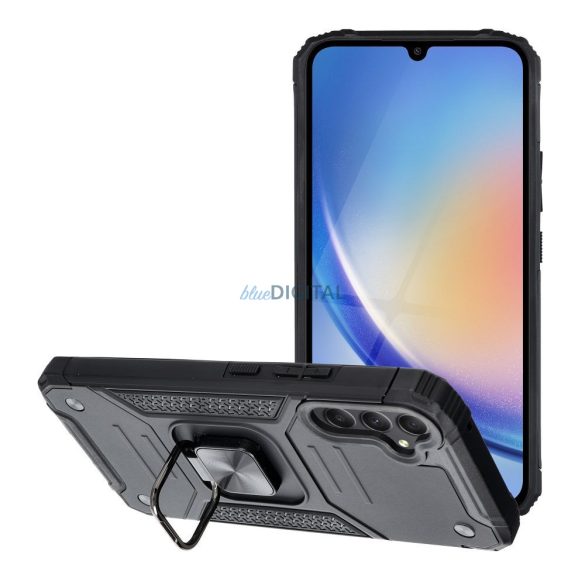 Samsung Galaxy A35 Carcasă cu capac spate, carcasă PC / TPU, negru, SM-A356, Nitro