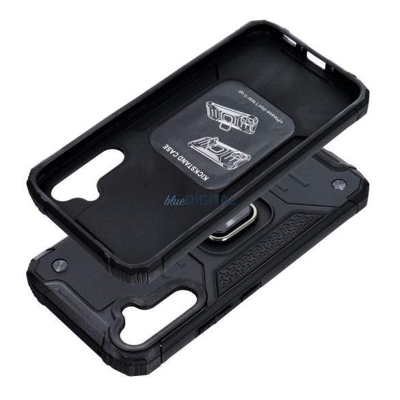 Samsung Galaxy A35 Carcasă cu capac spate, carcasă PC / TPU, negru, SM-A356, Nitro