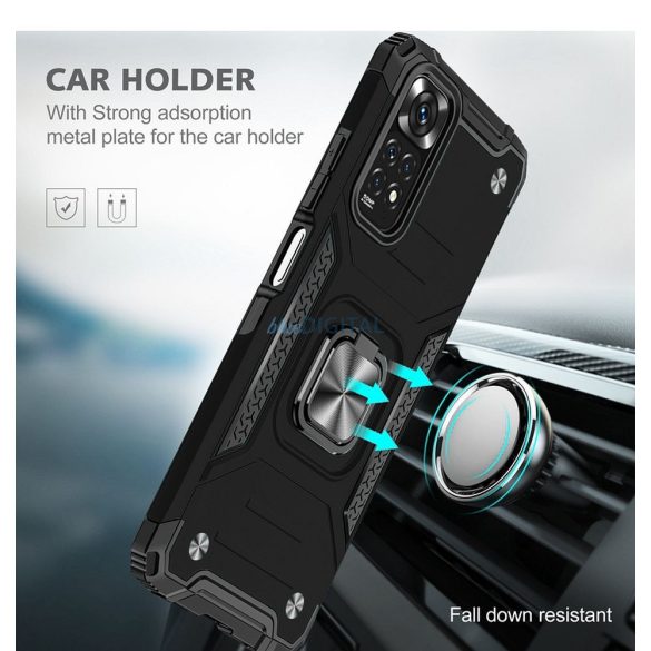 Samsung Galaxy A35 Carcasă cu capac spate, carcasă PC / TPU, negru, SM-A356, Nitro