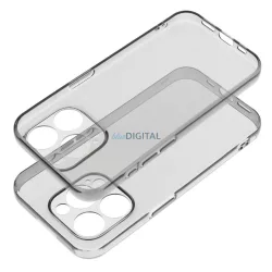   Husa spate Honor 100, carcasa TPU, protectie camera, transparent/negru, 1.5mm, Premium