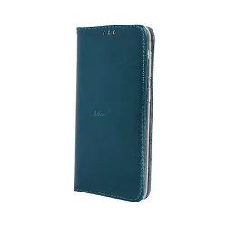   HUSĂ! - Xiaomi Redmi Notă 13 Pro 4G caz de telefon, caz carte, caz notebook, caz de deschidere laterală, închidere magnetică, verde, Smart Magnetic