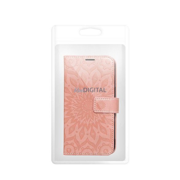 Husa pentru telefon Xiaomi Redmi Note 13 Pro 4G, husa carte, carcasa cu deschidere laterala, inchidere magnetica, floare de piersic, mandala, Mezzo