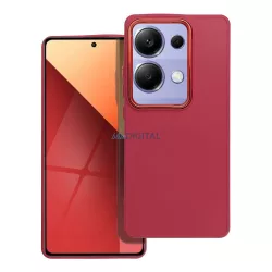   HUSĂ! - Husa spate Xiaomi Redmi Note 13 Pro 4G, carcasa TPU, visiniu/rosu, Cadru