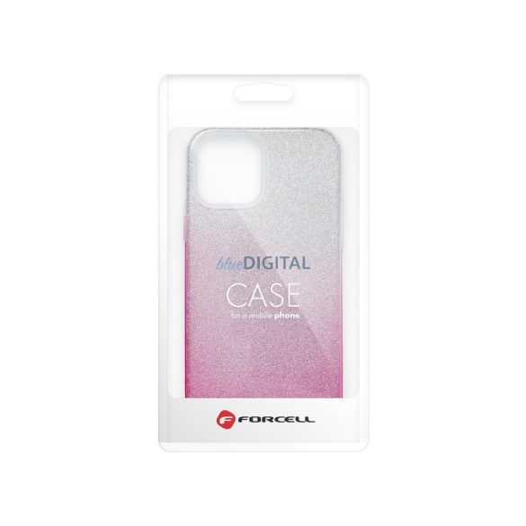 Husa din silicon Xiaomi Redmi Note 13 Pro 4G, sclipici, husa din spate, roz-argintie, stralucitoare