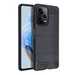   HUSĂ! - Husa din silicon Xiaomi Redmi Note 13 5G, neagra, fibra de carbon